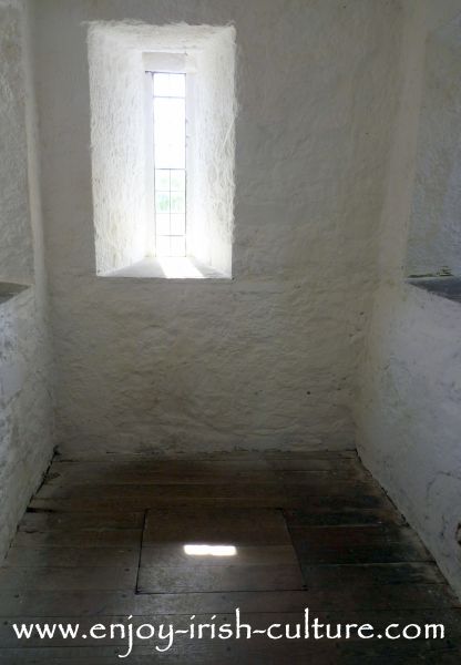 Trap door leading to the oubliette at Cahir Castle, County Tipperary, Ireland.